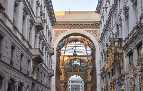 Galleria Vittorio Emanuele II Milán — Foto de Stock