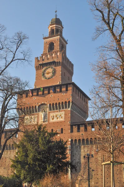 Castello sforzesco Milaan — Stockfoto