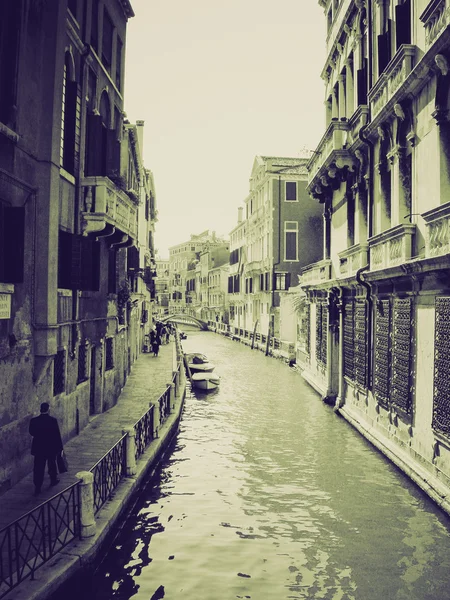 Vintage sepia Venice — Stock Photo, Image