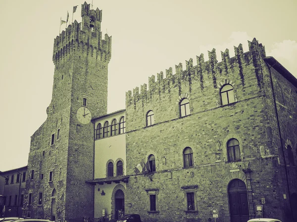 Vintage sepia Arezzo, Italie — Photo