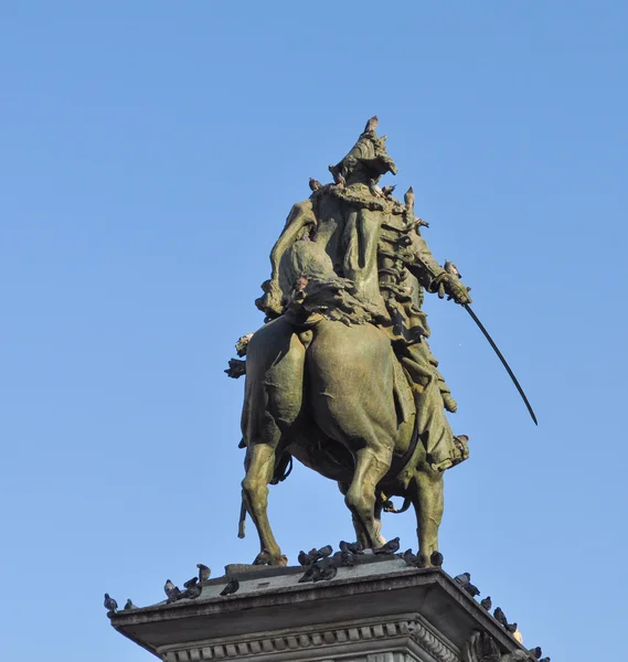 Monumento Vittorio Emanuele II a Milano — Foto Stock