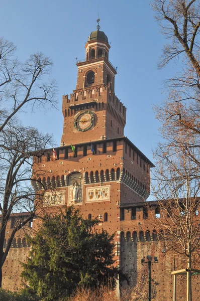 Castello Sforzesco Milan — Stock fotografie