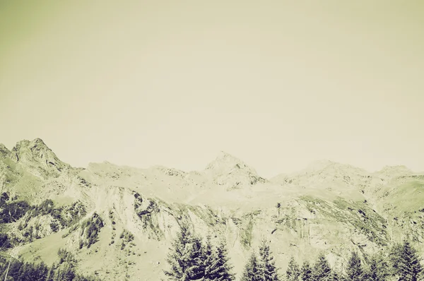 Vintage sepia Gennargentu mountain — Zdjęcie stockowe