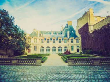 Retro görünüm hotel de paris sully