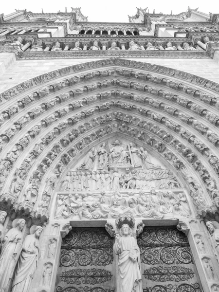Собор Парижской Богоматери — стоковое фото