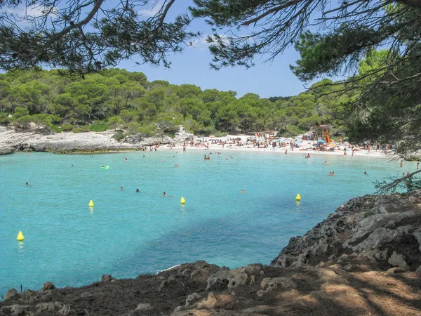 Turistas em minorca — Fotografia de Stock