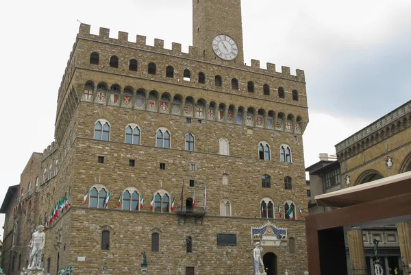 Palazzo vecchio in florence — стоковое фото