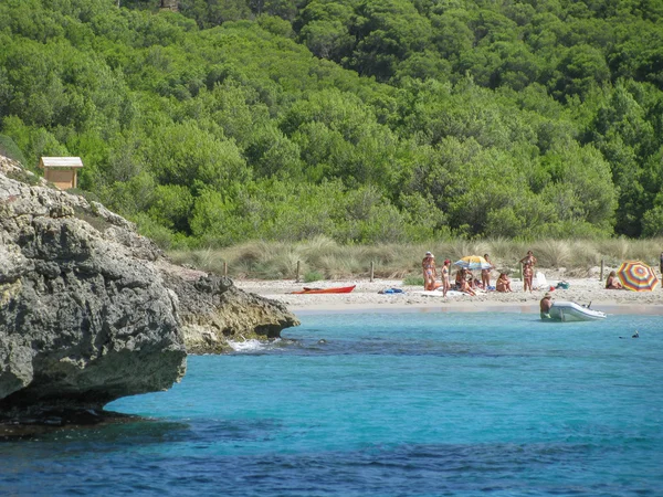 Turistas en Menorca — Foto de Stock