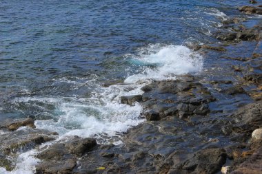 İspanyol Kanarya Adası Lanzarote beach