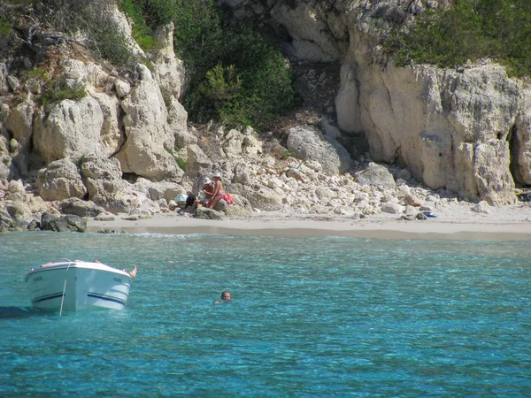 Touristen auf Menorca — Stockfoto