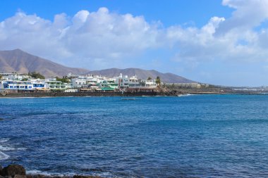 İspanyol Kanarya Adası Lanzarote beach