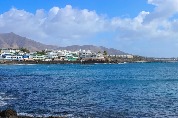 Lanzarote beach na hiszpańskie Wyspy Kanaryjskie — Zdjęcie stockowe