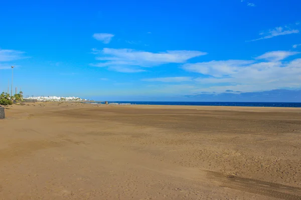 Lanzarote Strand auf der spanischen Kanareninsel — Stockfoto