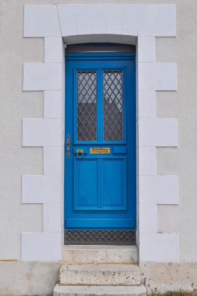 Porta blu — Foto Stock