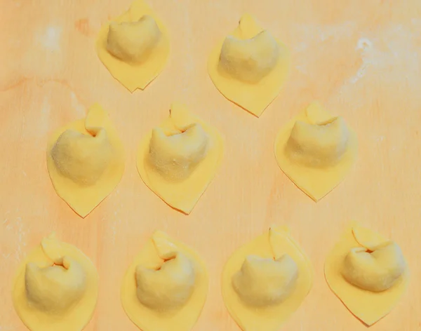 Macarrão agnolotti — Fotografia de Stock