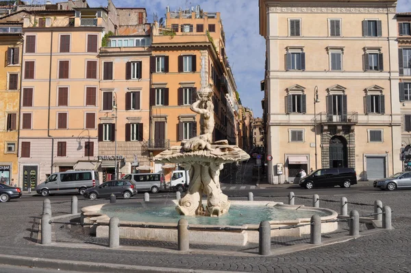 Fonte de Tritão em Roma — Fotografia de Stock