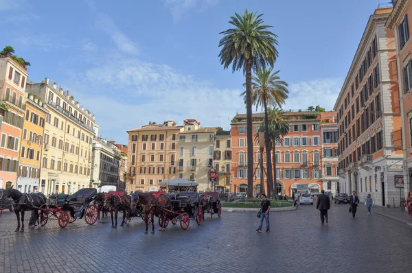 Piazza di Spagna Roma — Foto Stock