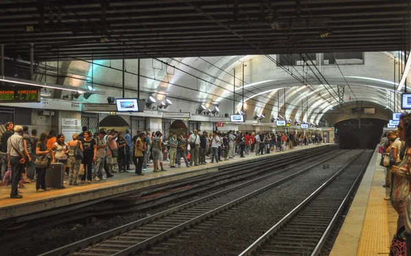 Stasiun kereta bawah tanah Roma Termini — Stok Foto