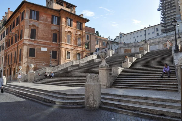 Náměstí Piazza di spagna Řím — Stock fotografie