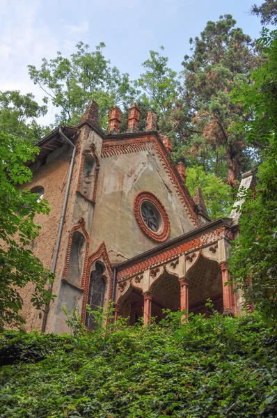 Castello del Roccolo in Caraglio — Stock Photo, Image