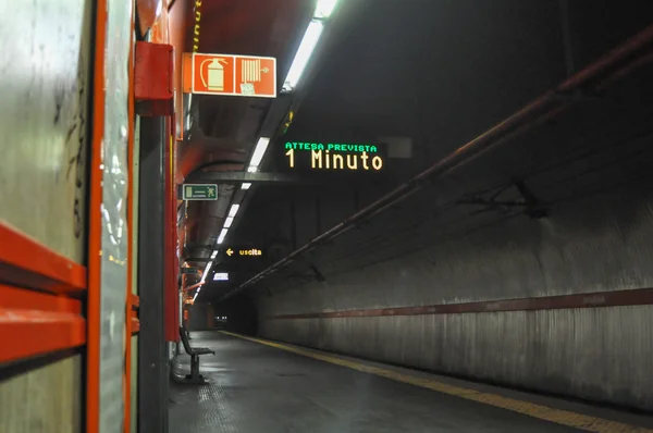 Stanice metra Spagna v Římě — Stock fotografie