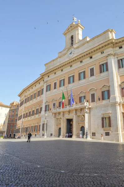 Palazzo Montecitorio a Roma — Foto Stock