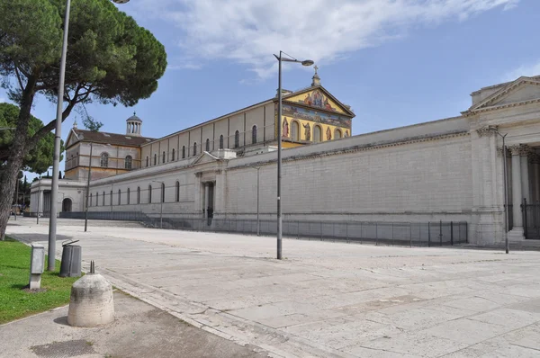 San paolo fuori le mura Kilisesi Roma — Stok fotoğraf