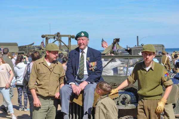 D-Day celebrations in Arromanches — Stock Photo, Image