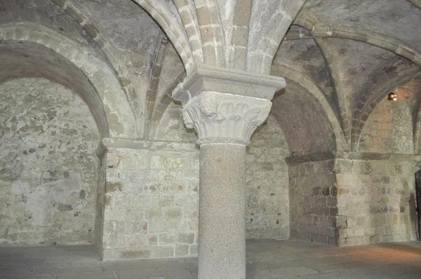 Mont st michel abbey Frankrike — Stockfoto