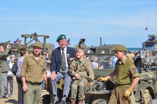 D-Day celebrations in Arromanches — Stock Photo, Image