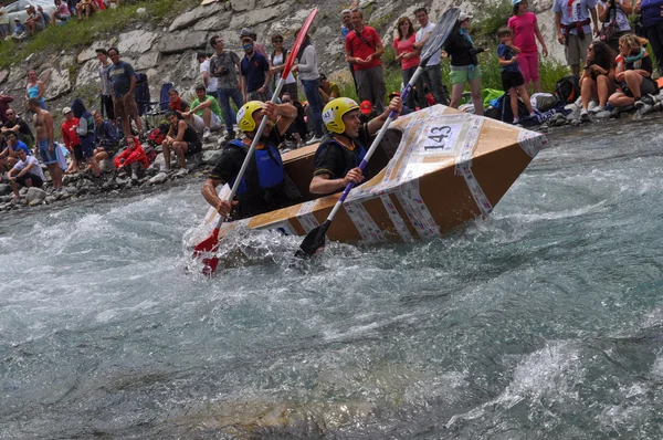 Carton Rapid Race — Stock Photo, Image