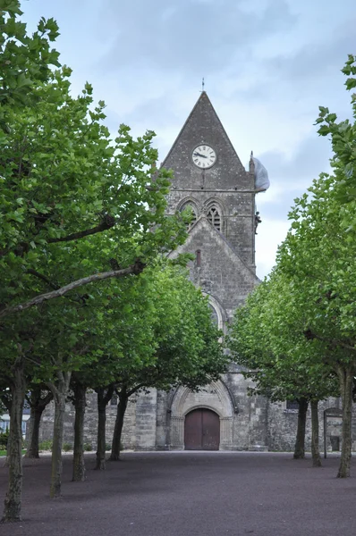 Saint Mere Eglise France — Stock Photo, Image