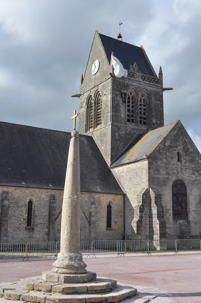 D-Day святкування Святої Mere Eglise Франції — стокове фото