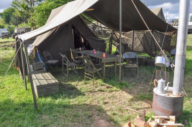 D günü kutlamaları Saint Mere kilise Fransa