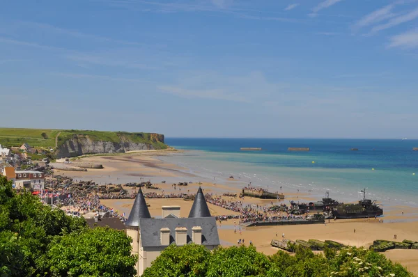 Celebrações do Dia D em Arromanches — Fotografia de Stock