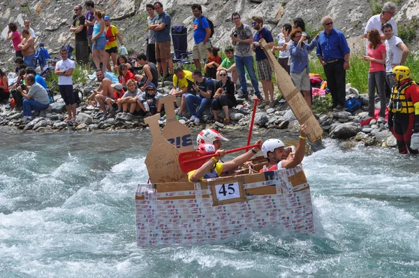 Carton Rapid Race — Stock Photo, Image