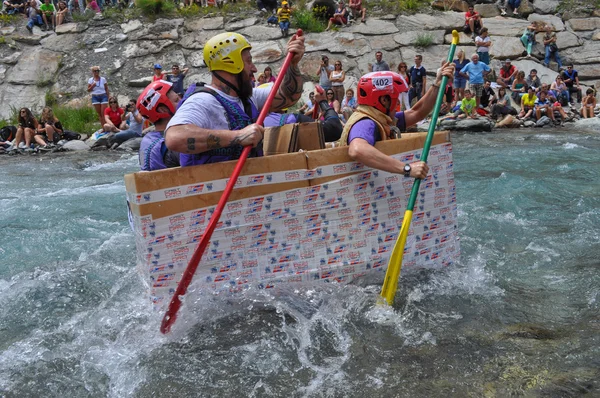 Carton Rapid Race — Stock Photo, Image