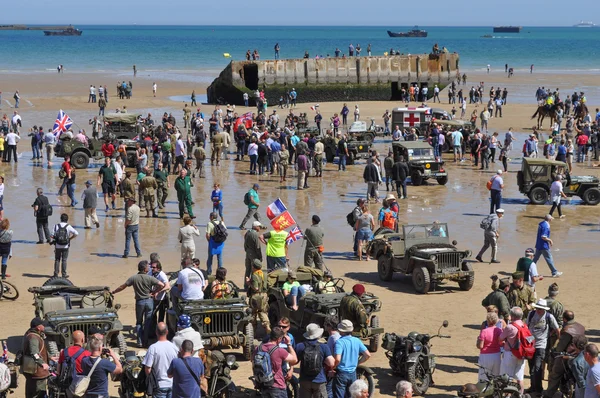 D-Day celebrations in Arromanches — Stock Photo, Image