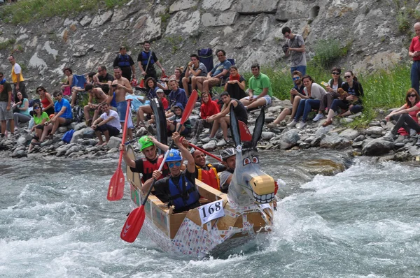 Carton Rapid Race — Stock Photo, Image