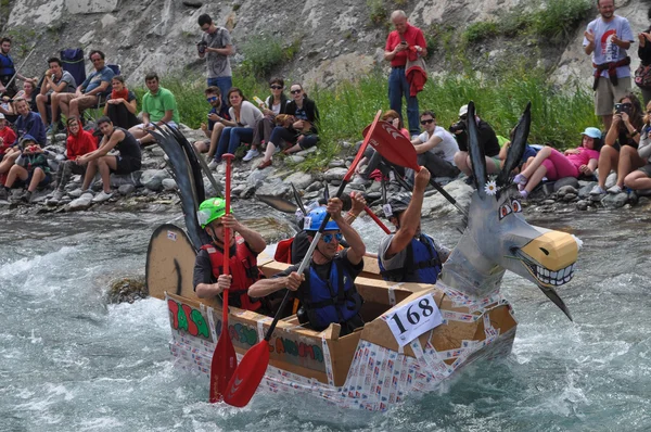 Carton Rapid Race — Stock Photo, Image