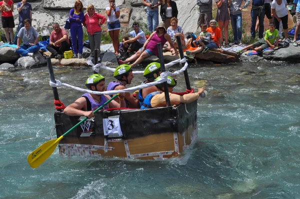 Carton Rapid Race — Stock Photo, Image