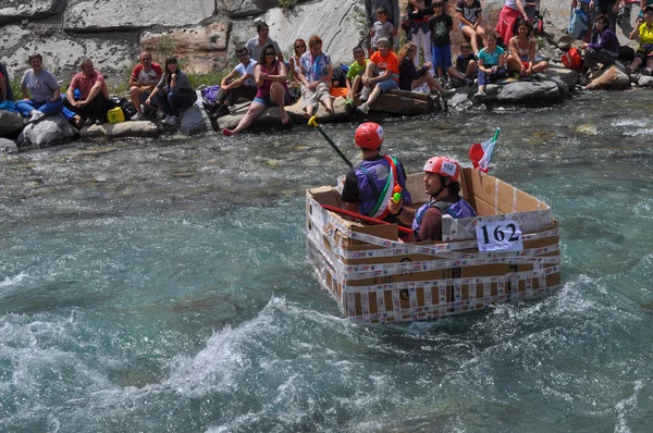 Carton Rapid Race — Stock Photo, Image