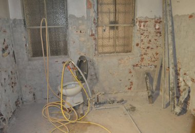 İnşaat işleri için inşaat alanı.