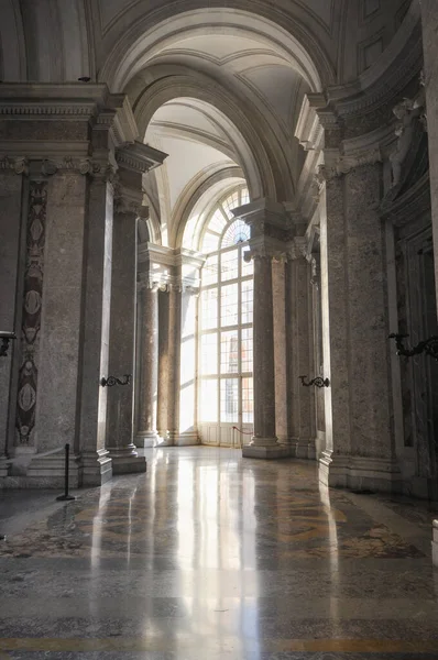 Caserta Itália Circa Agosto 2020 Palácio Real Aka Reggia Vista — Fotografia de Stock