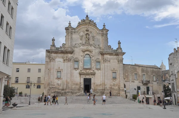 Matera イタリア Circa 2020年8月 フランチェスコ アッシジ教会 — ストック写真