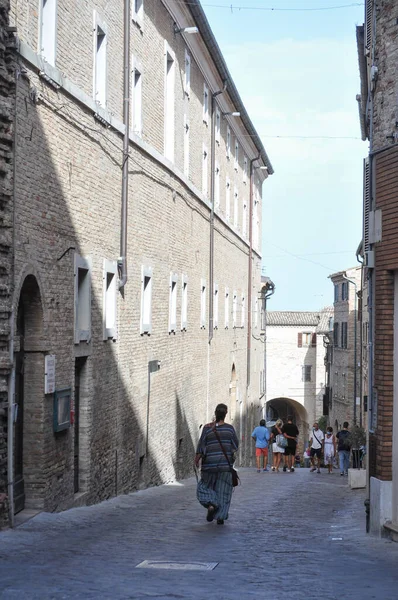 Recanati Italien Circa August 2020 Blick Auf Die Stadt — Stockfoto