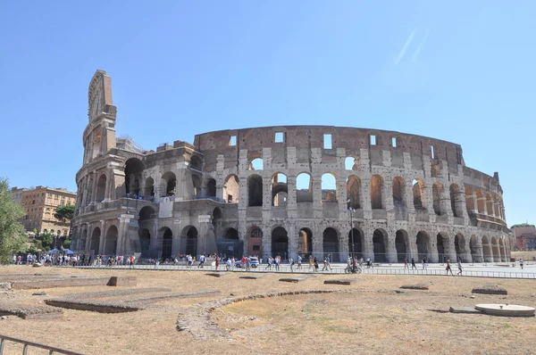 Řím Itálie Circa August 2020 Koloseum Colosseo Alias Coliseum — Stock fotografie