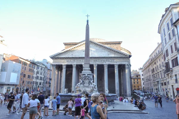 Rome Italy Circa August 2020 Pantheon Ancient Roman Temple All — Stock Photo, Image