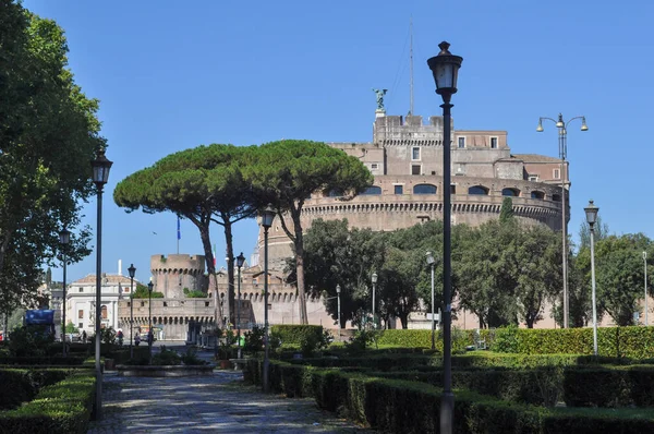 Rome Italy Circa August 2020 Castel Sant Angelo Aka Mausoleum — Φωτογραφία Αρχείου