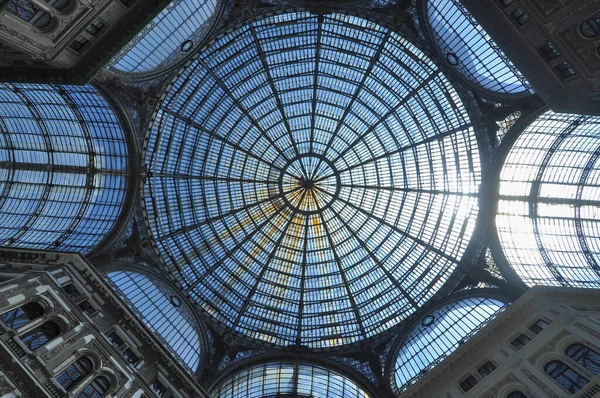 Galleria Umberto Shopping Gallery Napels Italië — Stockfoto